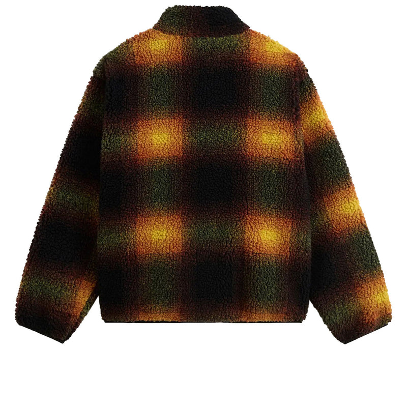 Vans Heights Sherpa Full Zip Up Jacket - Black/Heritage Mustard