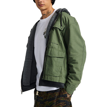 Vans Skate x Atiba Haze Military Over Shirt - Pine Forest