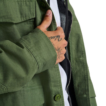 Vans Skate x Atiba Haze Military Over Shirt - Pine Forest