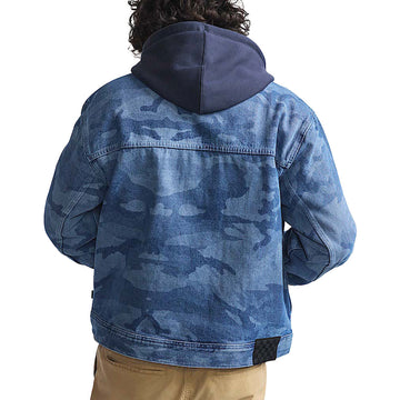 Vans Camo Denim Trucker Jacket - Stonewash Blue