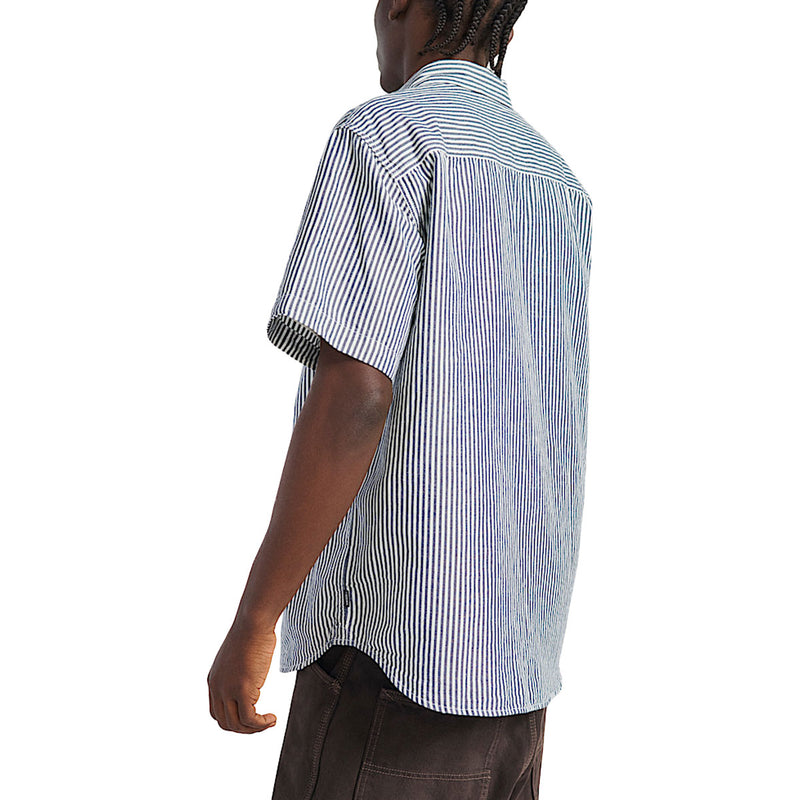 Vans Lawson Stripe Shirt - White/Dress Blues