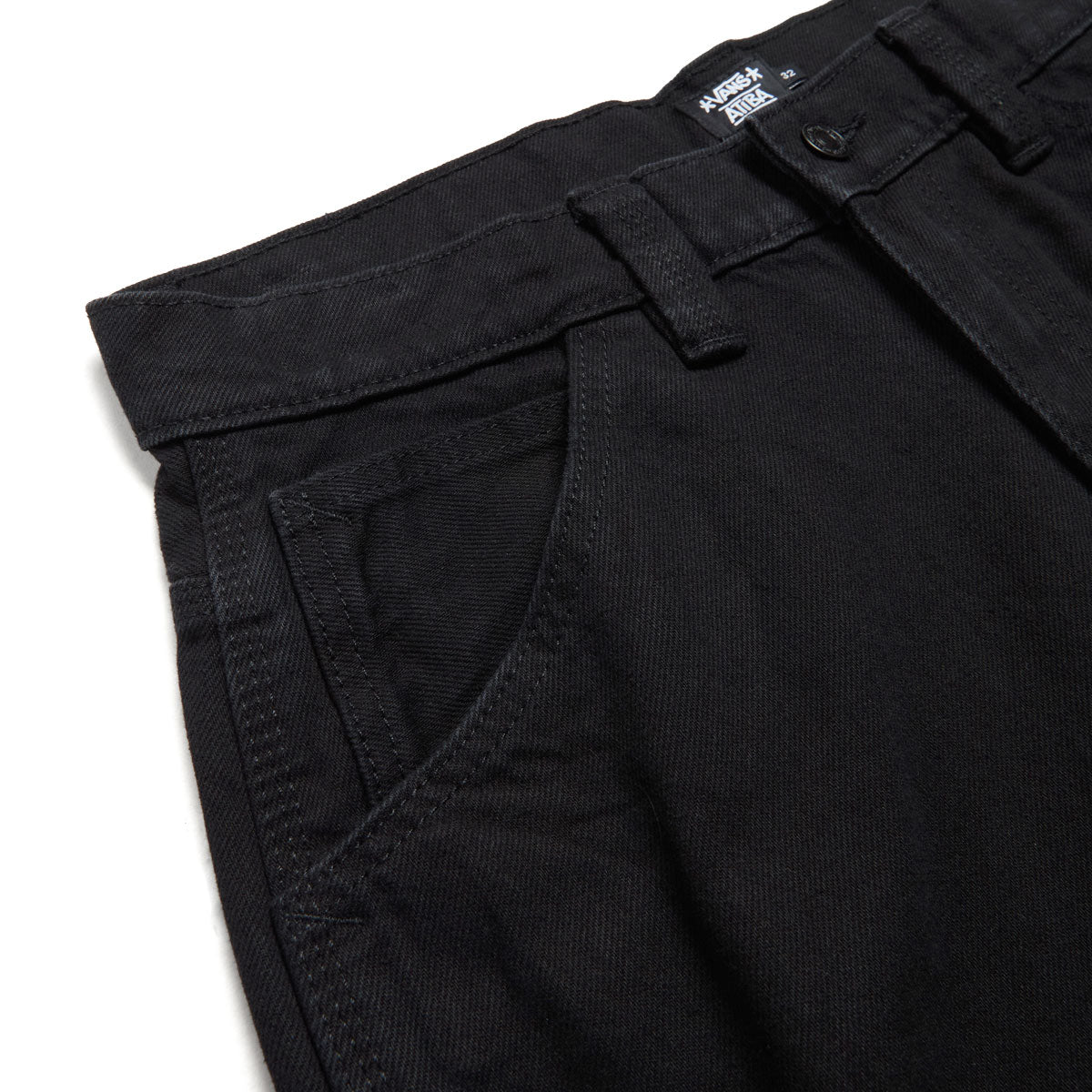 Vans Skate Check 5 Loose Denim Pants - Black Denim image 5