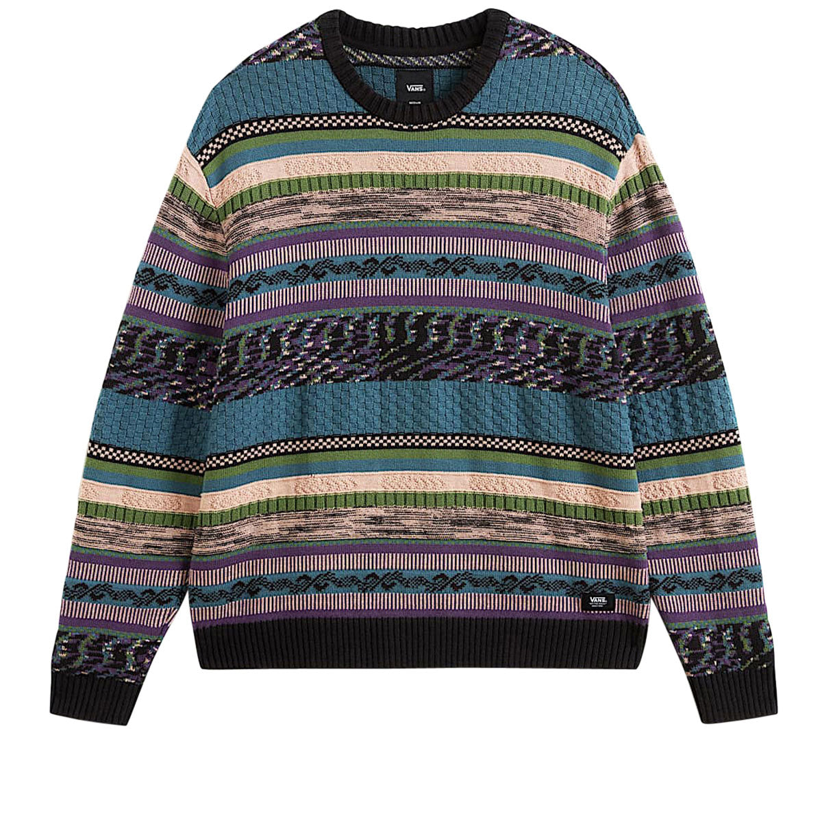 Vans Boyer Crew Sweatshirt - Black/Stargazer image 5