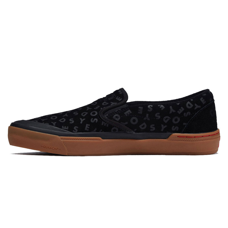 Vans BMX Slip-On Shoes - Black/Red/Gum