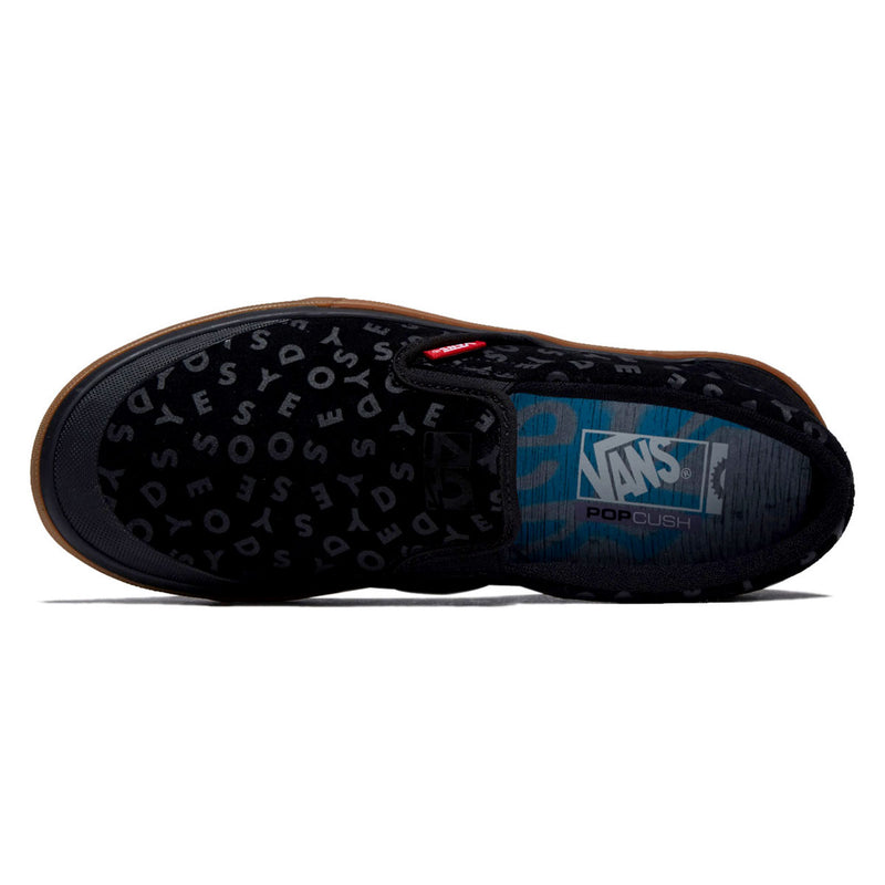 Vans BMX Slip-On Shoes - Black/Red/Gum