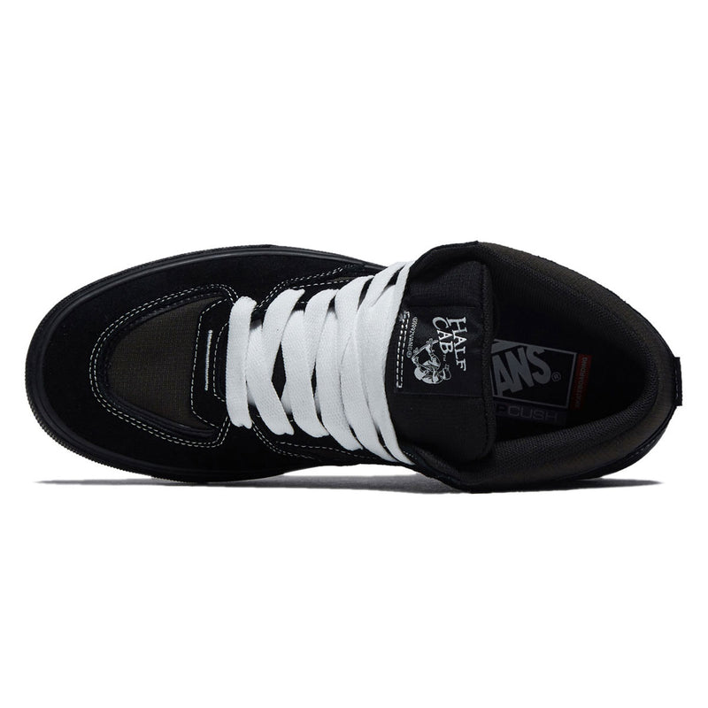 Vans Skate Half Cab Wafflecup Shoes - Black/Asphalt