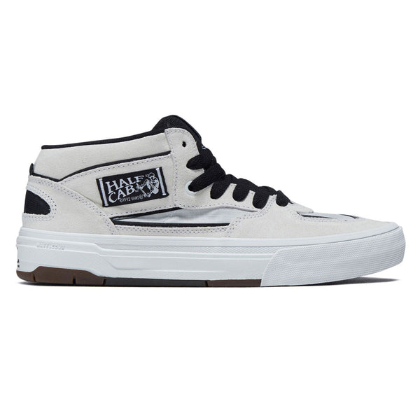 Vans Skate Half Cab Wafflecup Shoes - White/Black – CCS