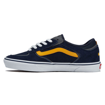 Vans Skate Rowley Shoes - Navy/Yellow