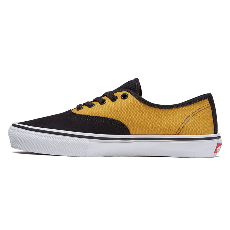 Vans Skate Authentic Shoes - Fade Black/Mustard
