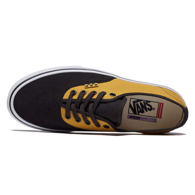 Vans Skate Authentic Shoes - Fade Black/Mustard