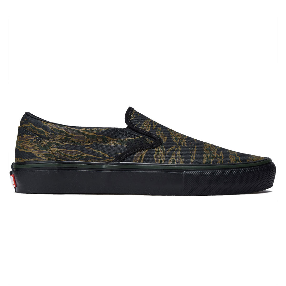 Vans Skate Slip-On Shoes - Tiger Camo Green/Black – CCS