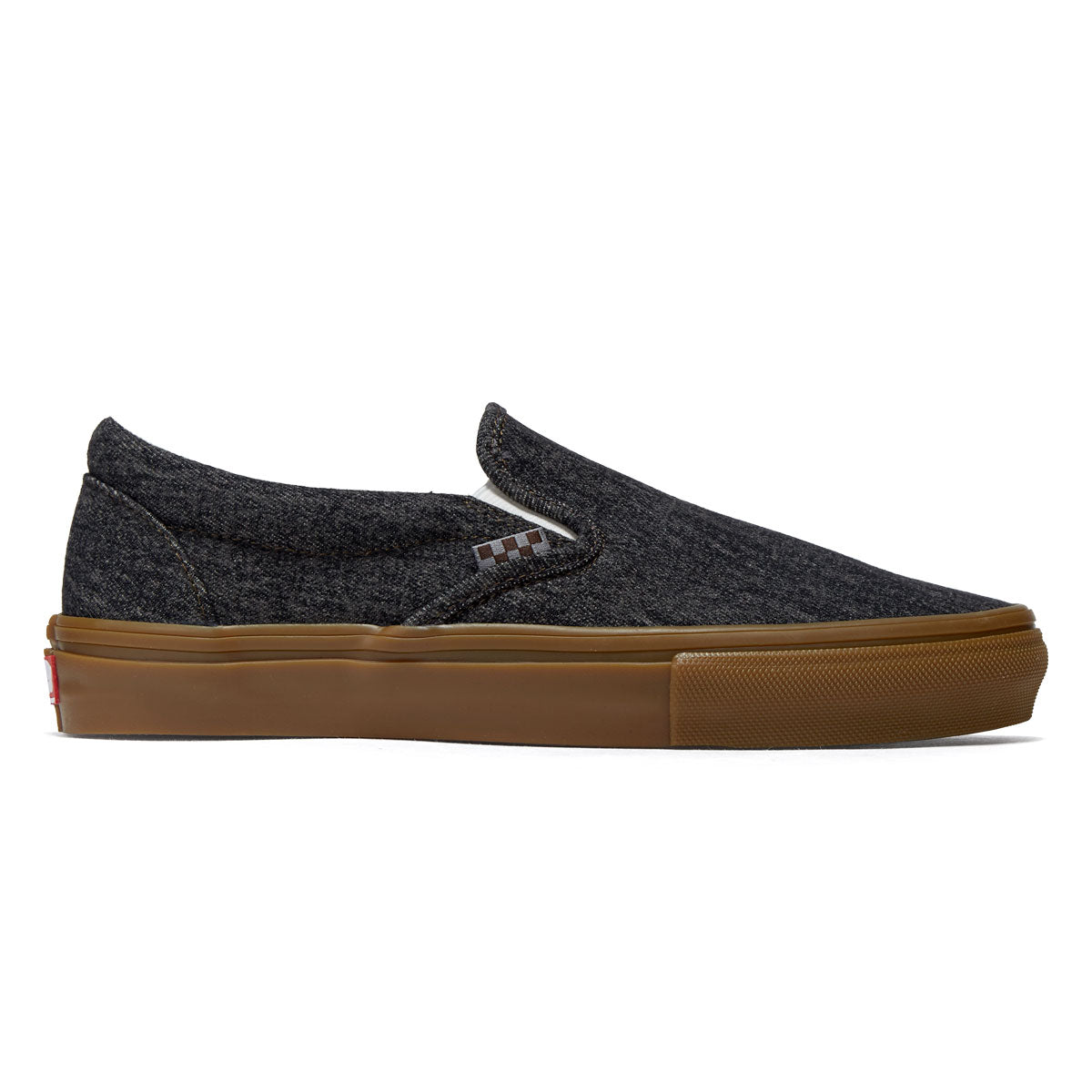 Vans Skate Slip-On Shoes - Black Denim – CCS