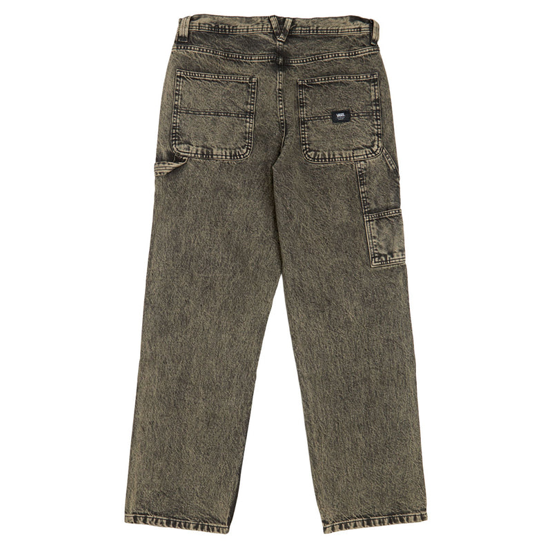 Vans Drill Chore Carpenter Loose Acid Wash Jeans - Bay Leaf