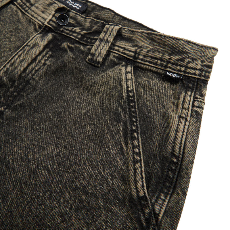 Vans Drill Chore Carpenter Loose Acid Wash Jeans - Bay Leaf
