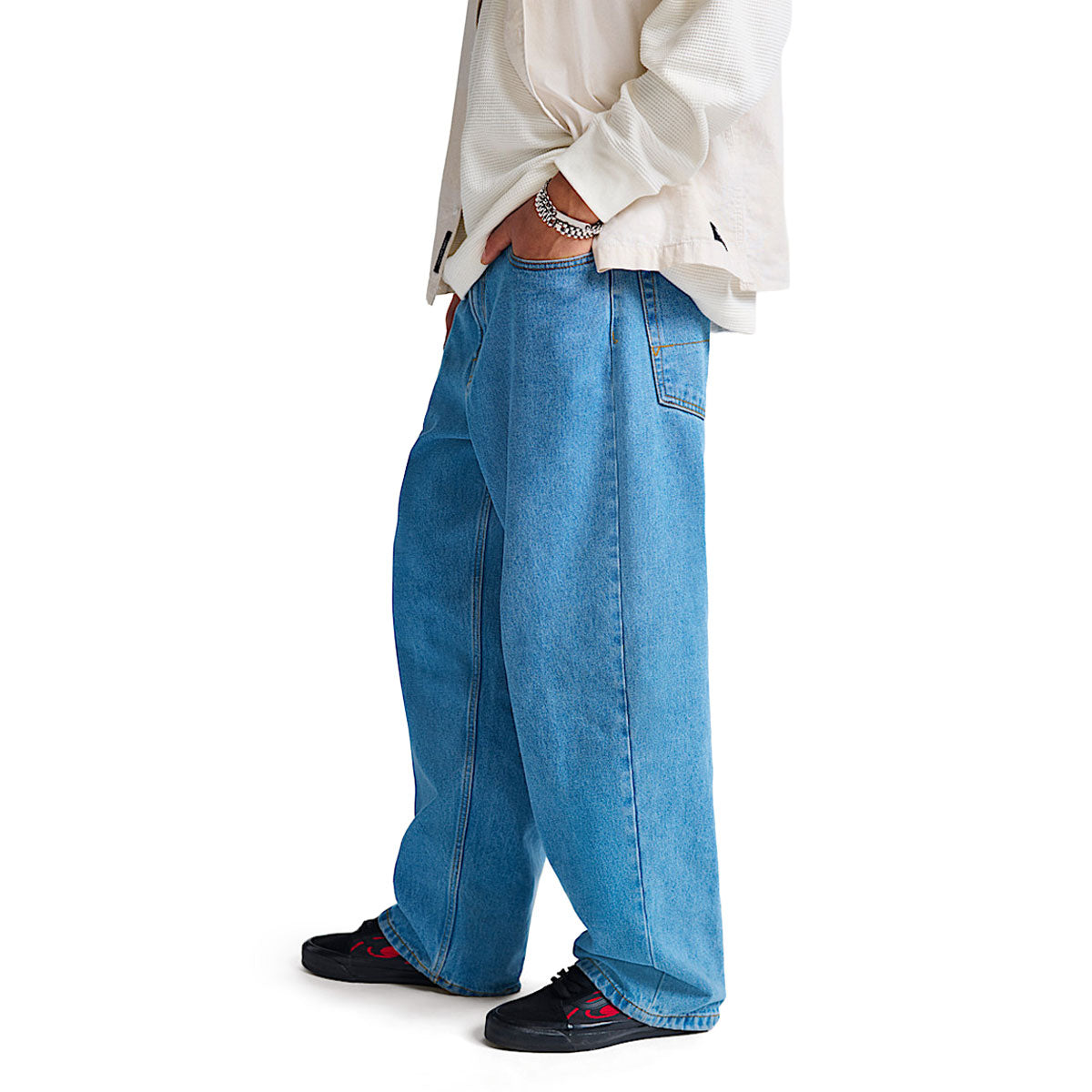 Vans Check-5 Baggy Denim Pants - Stonewash Blue 2025 image 2