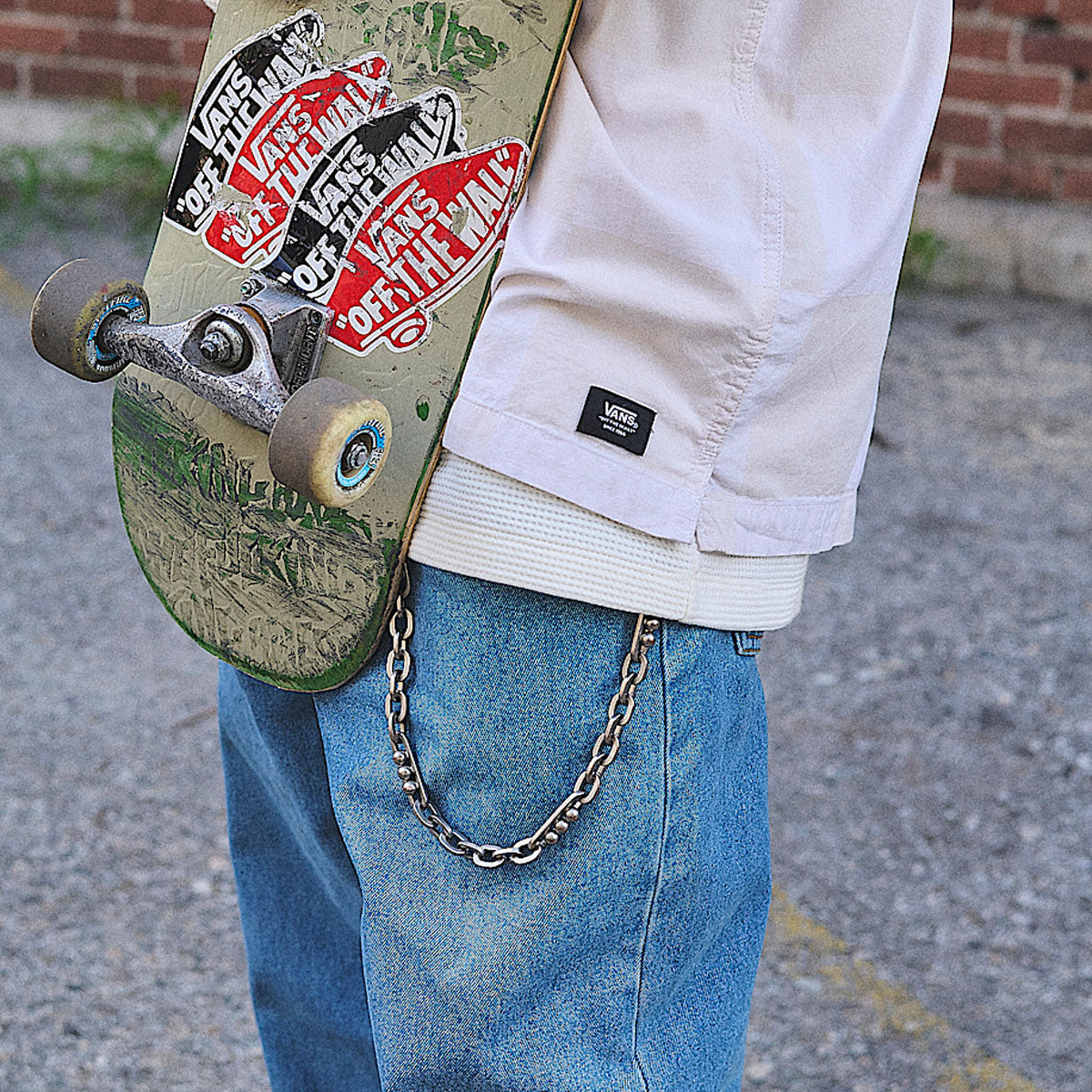Vans Check-5 Baggy Denim Pants - Stonewash Blue 2025 image 3