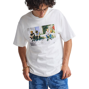 Vans Skate x Atiba Haze Curb Crew T-Shirt - White