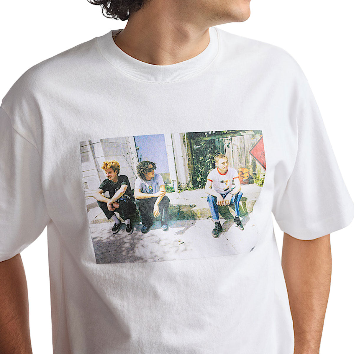Vans Skate x Atiba Haze Curb Crew T-Shirt - White – CCS