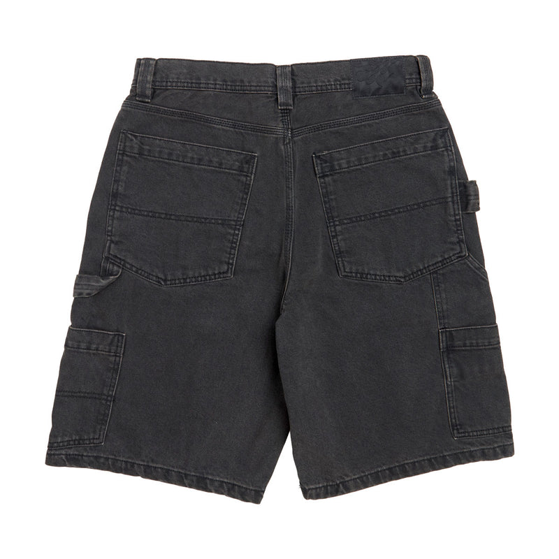 Vans Skate Utility Loose Denim Shorts - Black Denim