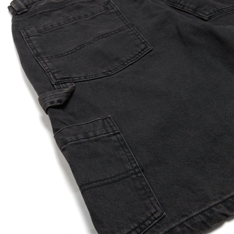 Vans Skate Utility Loose Denim Shorts - Black Denim