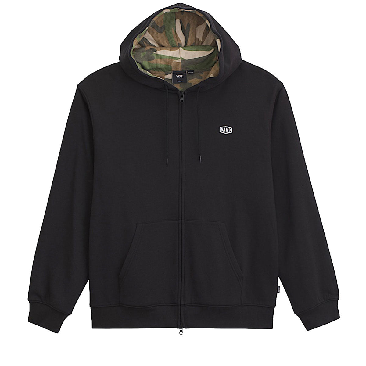 Vans Dover Thermal Lined Full Zip Up Jacket - Black/Vintage Camo – CCS