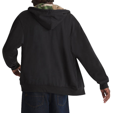 Vans Dover Thermal Lined Full Zip Up Jacket - Black/Vintage Camo