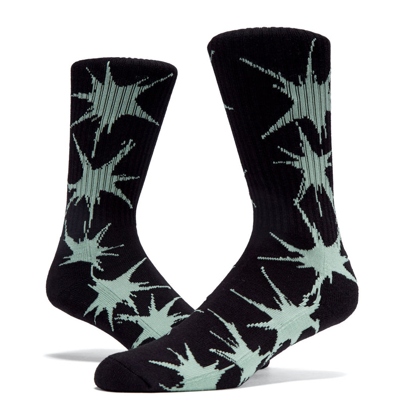 Vans Skate Splatter Crew Socks - Black