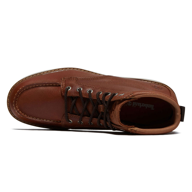 Timberland Redwood Edge Mid Lace Up Boots - Medium Brown Full Grain
