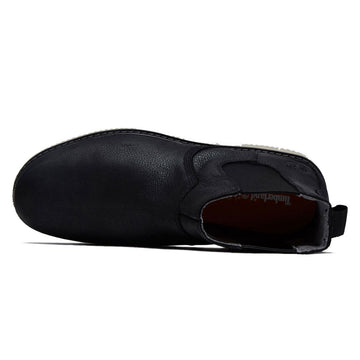 Timberland Redwood Edge Mid Chelsea Boots - Black Full Grain