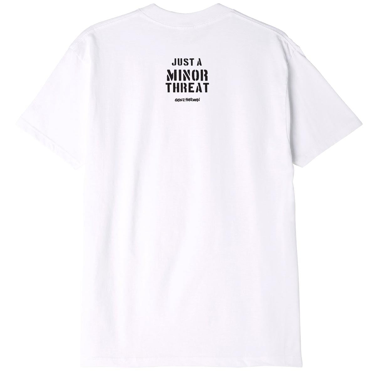 Obey Gef Just A Minor Threat T-Shirt - White image 2