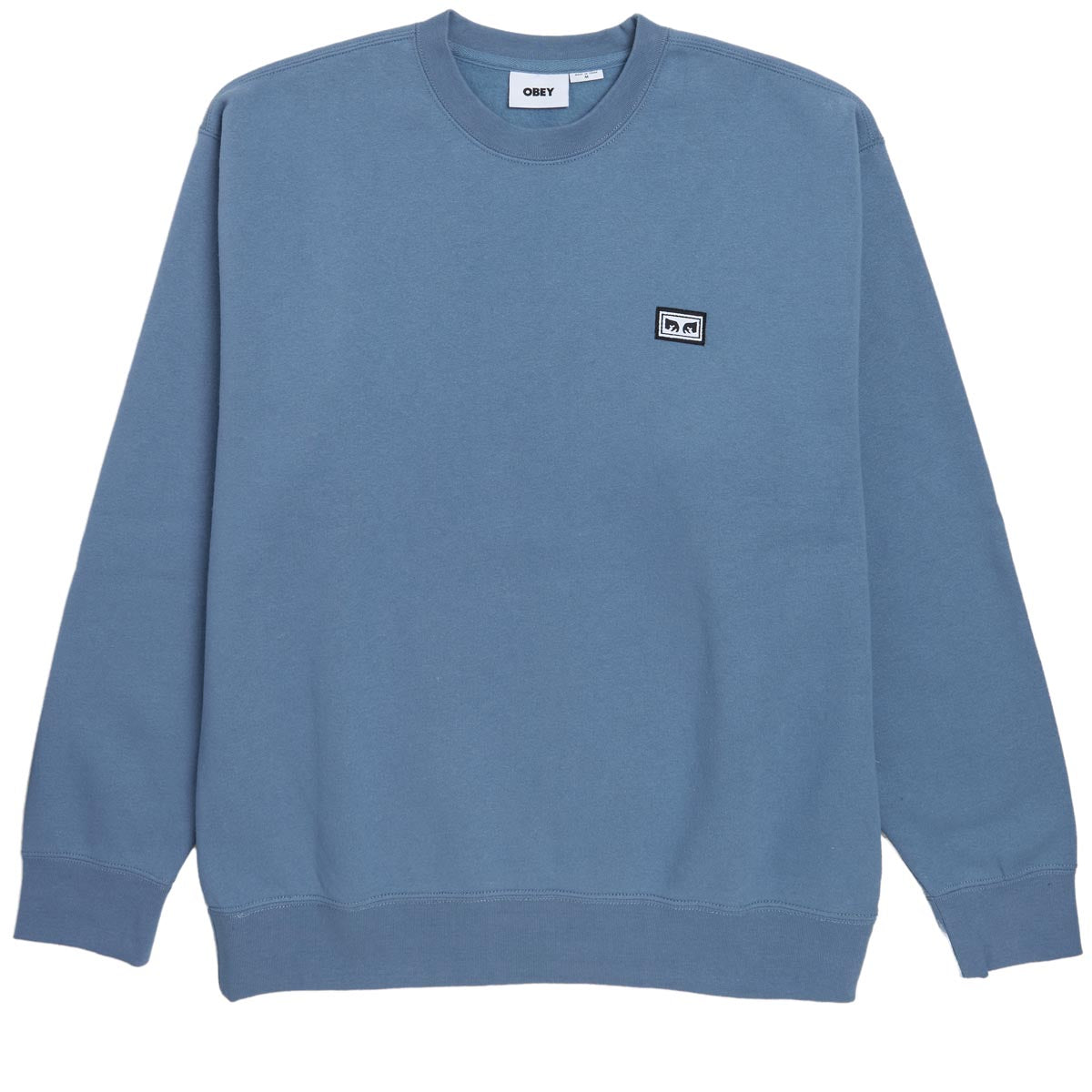 Obey Established Works Eyes Sweatshirt - Coronet Blue image 1