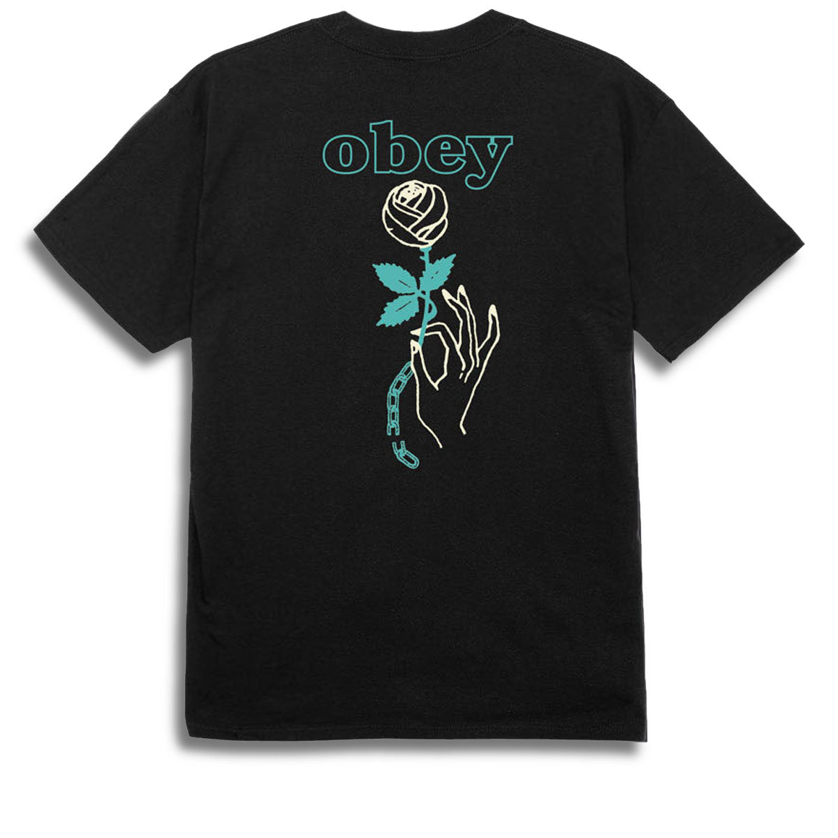 Obey Spring Forth T-Shirt - Black image 1