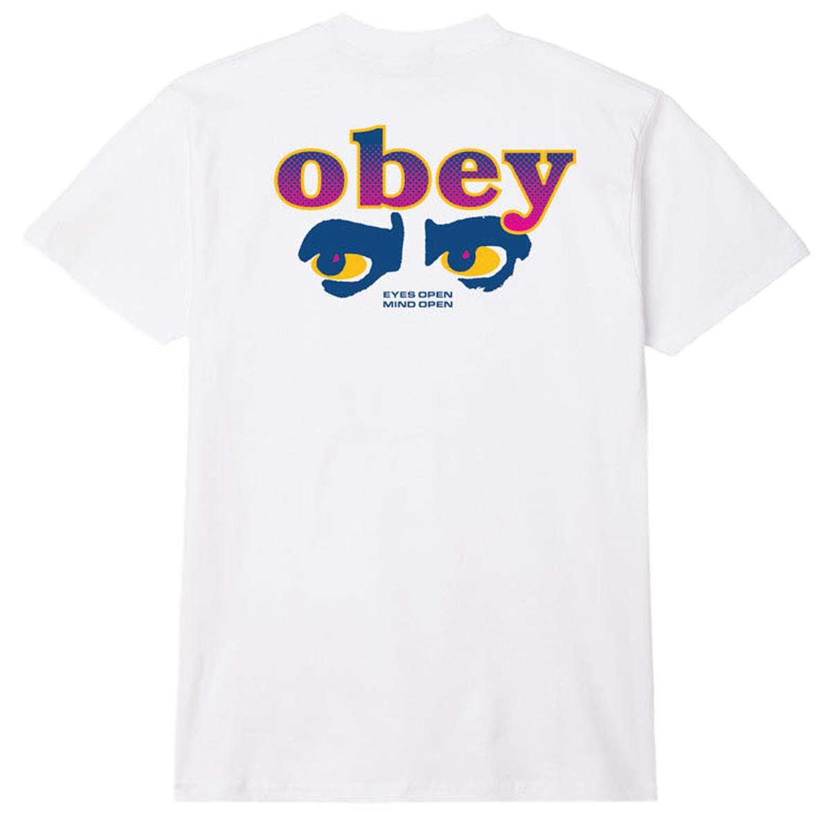 Obey Eyes Open T-Shirt - White image 1