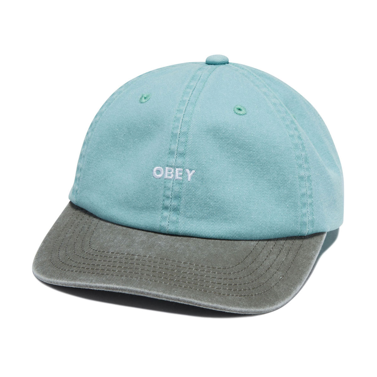 キャップ OBEY \"ICON EYES PIGMENT 6 PANEL\" BASEBALL HAT Obey Icon Eyes Cap - Pigment Black | Flatspot