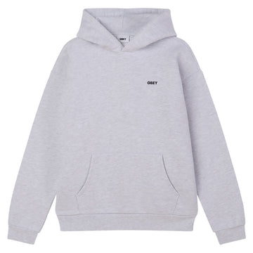 Obey Bold Icon Extra Heavy Hoodie - Ash Grey