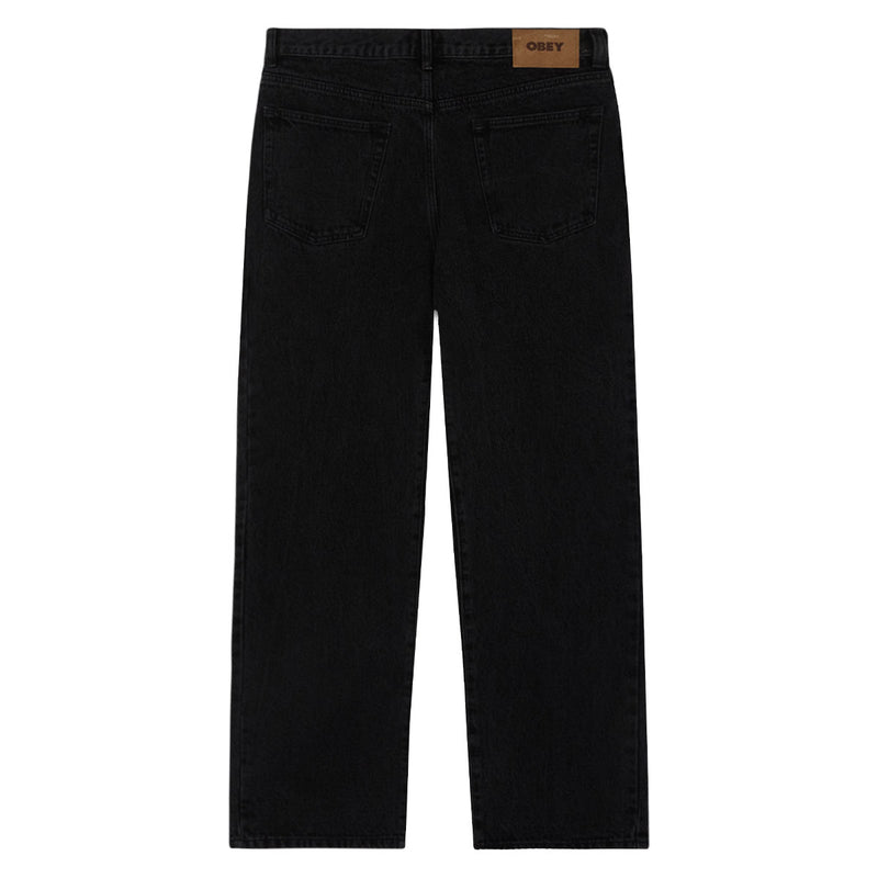Obey Classic Baggy Denim Jeans - Faded Black