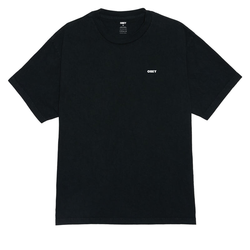 Obey Bold Icon Face T-Shirt - Pigment True Vintage Black