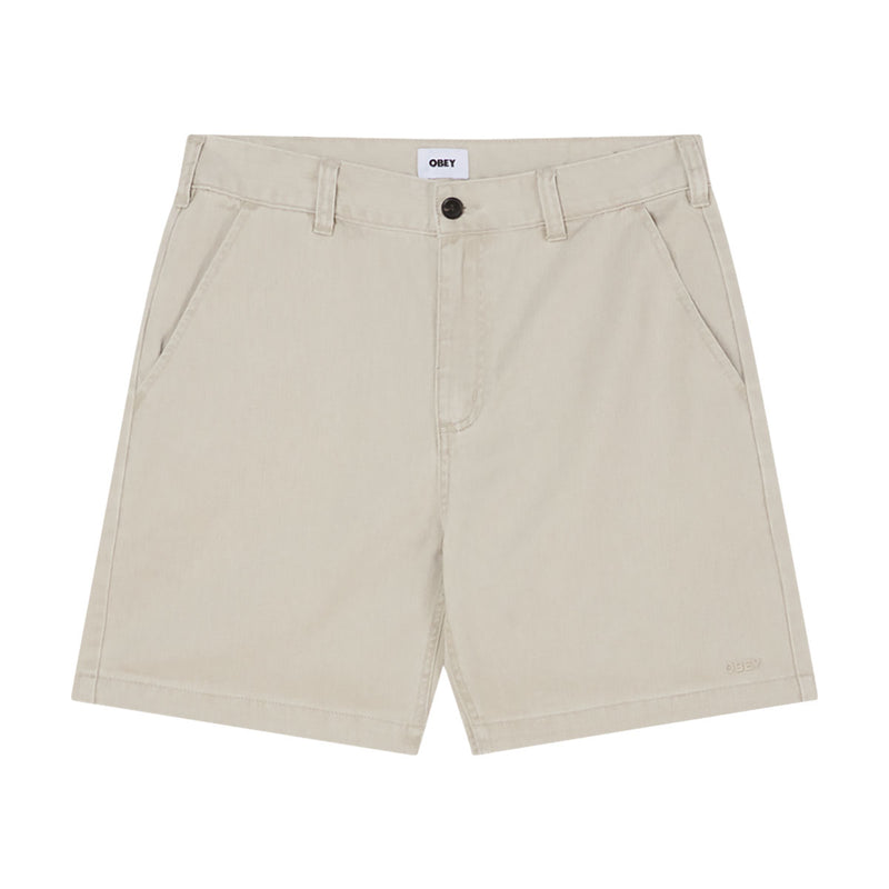 Obey Daily Shorts - Silver Grey
