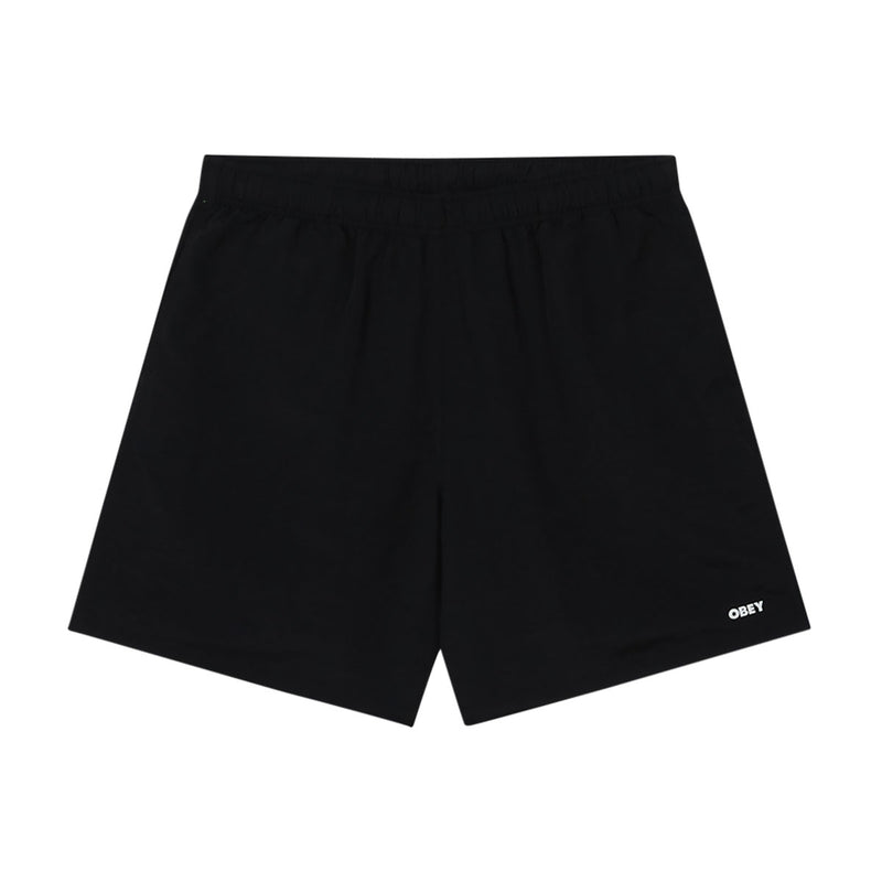 Obey Easy Bold Nylon Shorts - Black