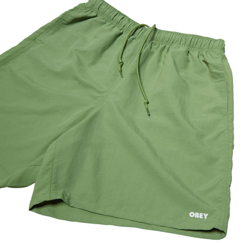 Obey Easy Bold Nylon Shorts - Piquant Green