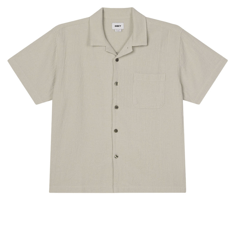 Obey Curtis Woven Shirt - Natural