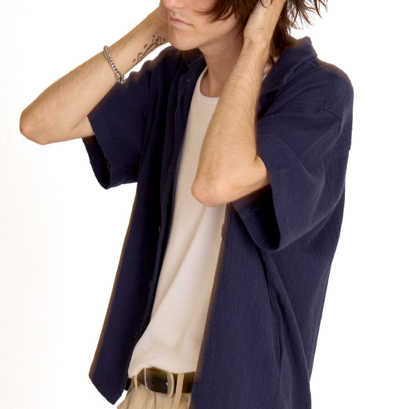 Obey Curtis Woven Shirt - Navy