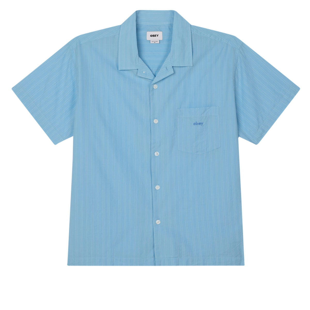 Obey Rizzo Woven Shirt - Cerulean Multi image 1