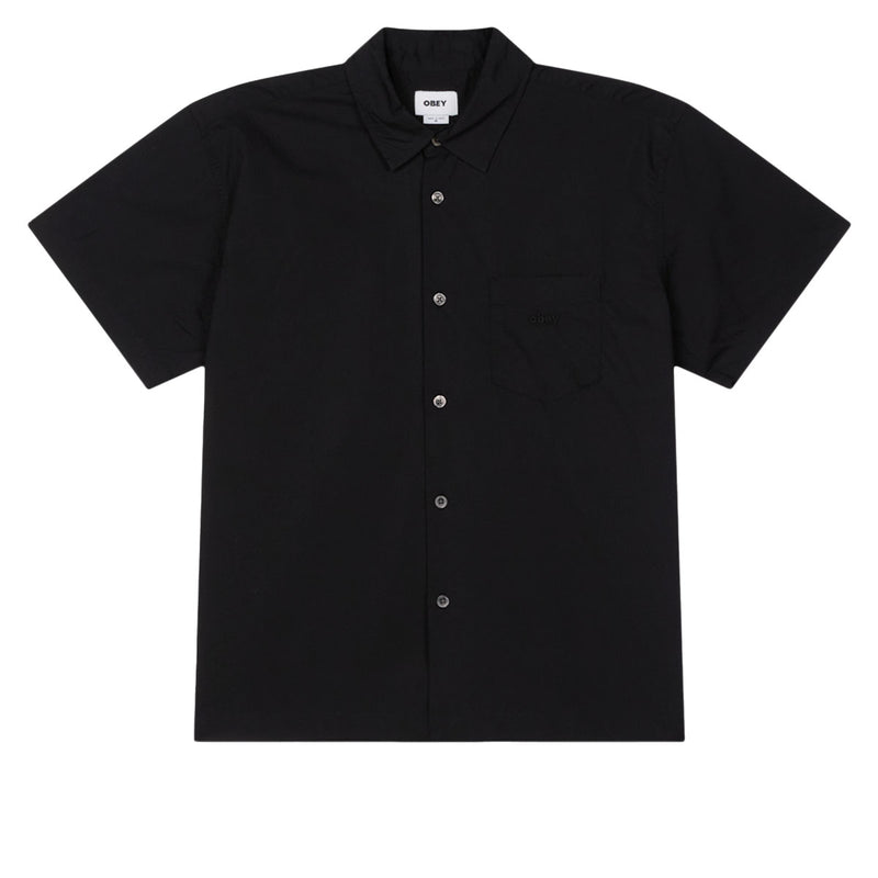 Obey Wire Woven Shirt - Black