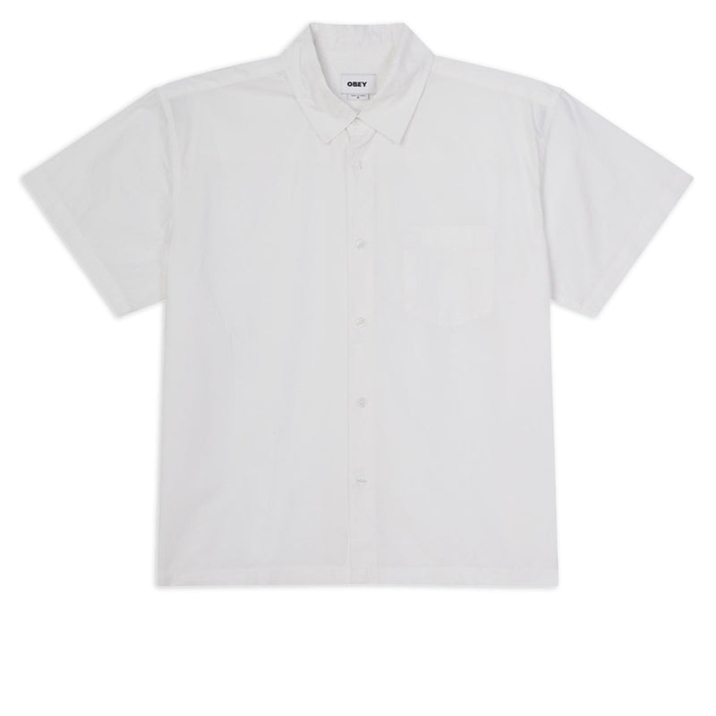 Obey Wire Woven Shirt - White