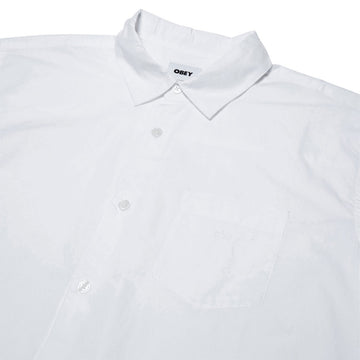 Obey Wire Woven Shirt - White