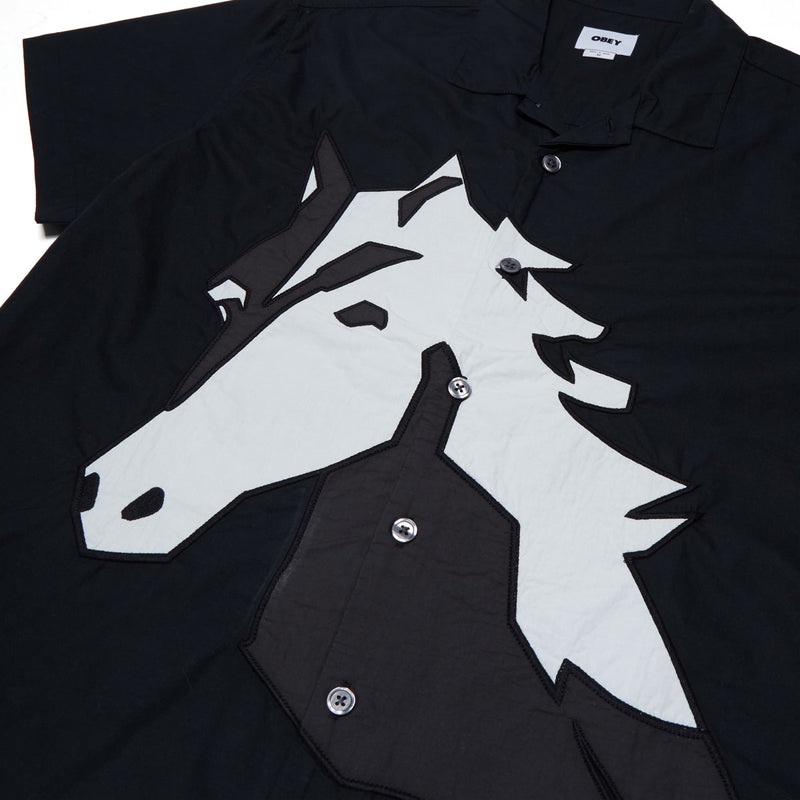 Obey Beau Woven Shirt - Black Multi