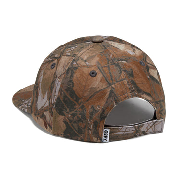 Obey Icon Eyes 6 Panel Velcro Hat - Fence Camo Multi