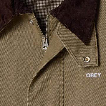 Obey Caden Work Jacket - Mermaid Faded Wash