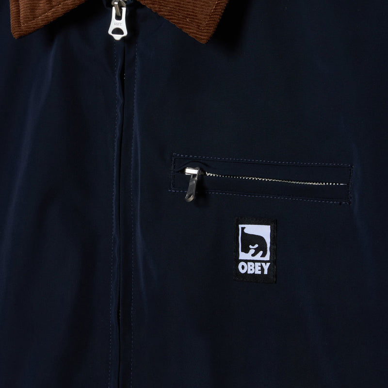 Obey Elysian Jacket - Dark Navy